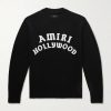 Hollywood Logo-Embroidered Cotton Sweater Hollywood Logo-Embroidered Cotton Sweater