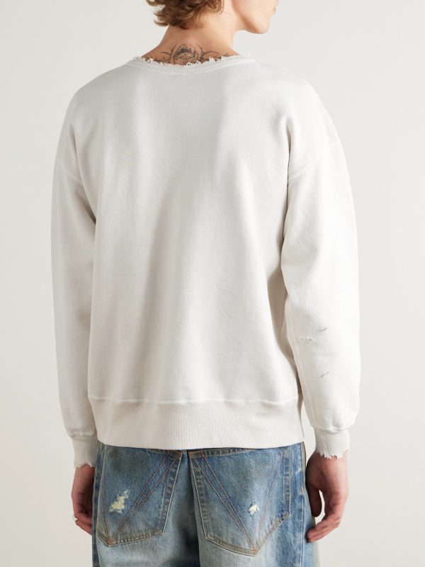 Logo-Print Cotton-Jersey Sweatshirt - BK Logo-Print Cotton-Jersey Sweatshirt - BK