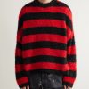 Glittered Striped Knitted Sweater - FR Glittered Striped Knitted Sweater - FR