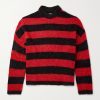 Glittered Striped Knitted Sweater Glittered Striped Knitted Sweater