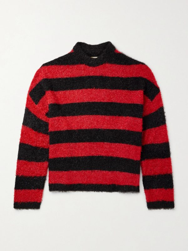 Glittered Striped Knitted Sweater Glittered Striped Knitted Sweater