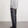 Printed Distressed Cotton-Jersey Hoodie - BK