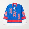 + Nas Logo-Appliquéd Jersey Shirt + Nas Logo-Appliquéd Jersey Shirt