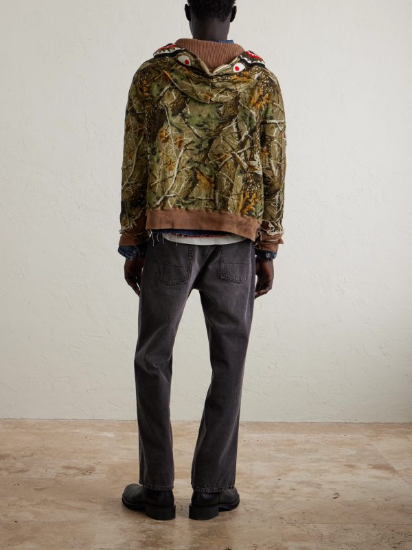 + BAPE Shark Camouflage-Print Cotton-Jersey Zip-Up Hoodie - BK + BAPE Shark Camouflage-Print Cotton-Jersey Zip-Up Hoodie - BK