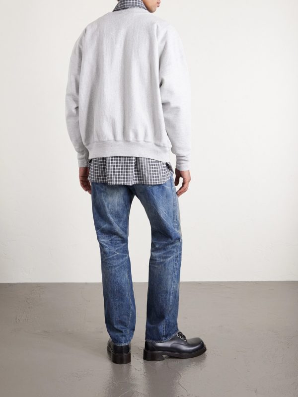 Printed Cotton-Blend Jersey Sweatshirt - BK