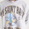Printed Cotton-Blend Jersey Sweatshirt - CU