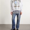 Printed Cotton-Blend Jersey Sweatshirt - OU