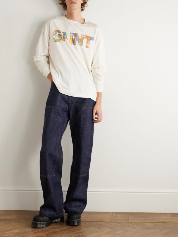 Logo-Print Cotton-Jersey T-Shirt - OU Logo-Print Cotton-Jersey T-Shirt - OU