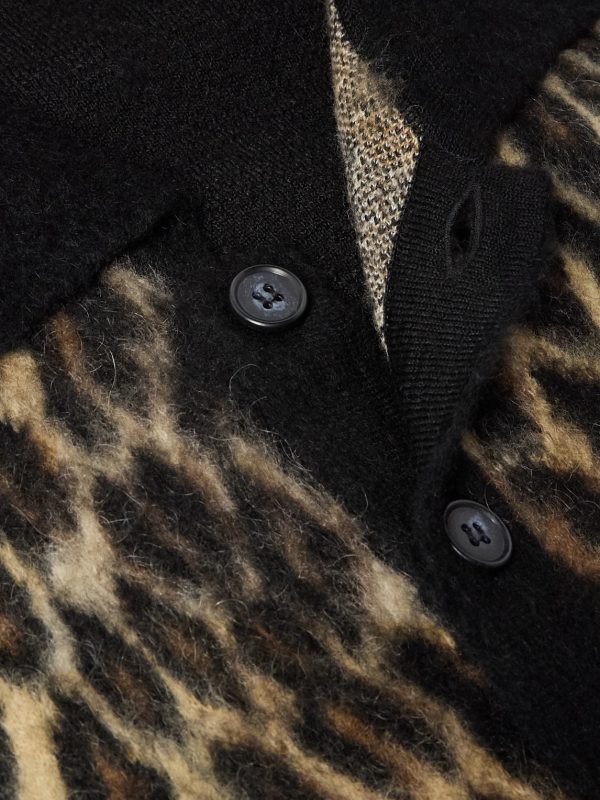 Leopard-Jacquard Cardigan - CU Leopard-Jacquard Cardigan - CU