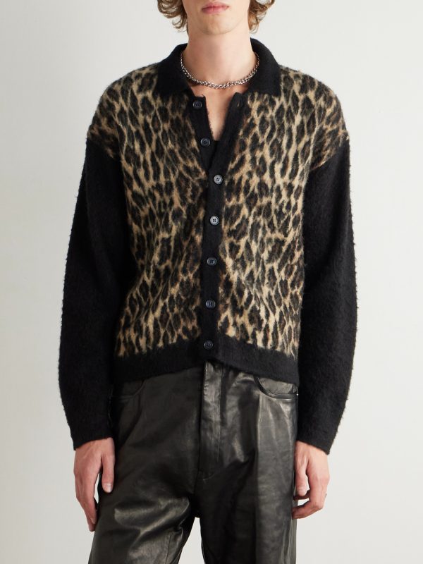 Leopard-Jacquard Cardigan - FR Leopard-Jacquard Cardigan - FR