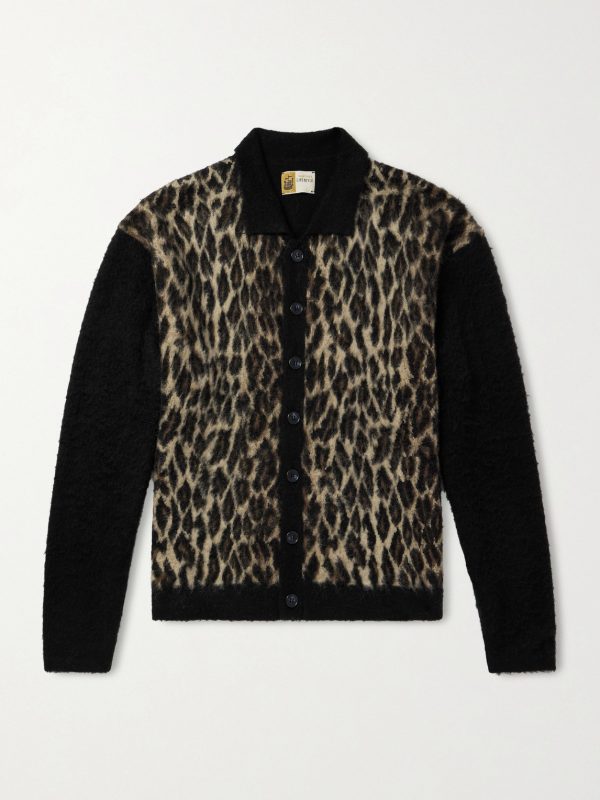 Leopard-Jacquard Cardigan Leopard-Jacquard Cardigan