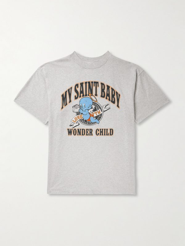 Printed Cotton-Jersey T-Shirt