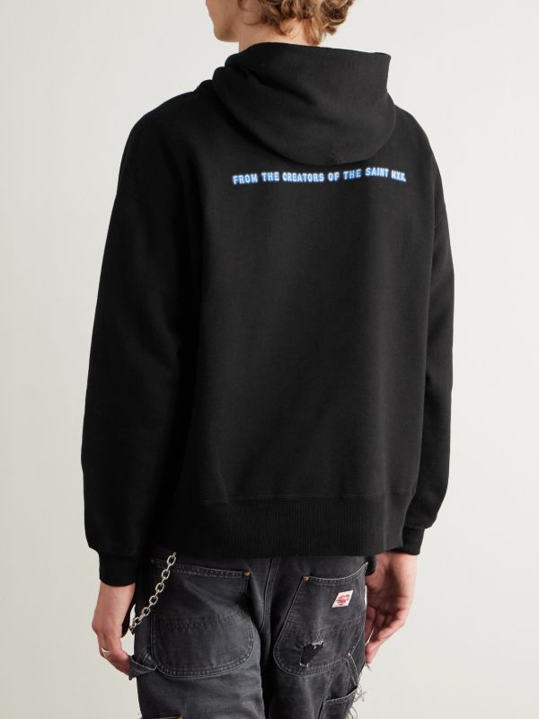 + The Matrix Cotton-Jersey Hoodie - BK + The Matrix Cotton-Jersey Hoodie - BK