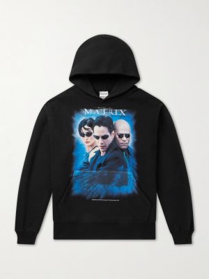 + The Matrix Cotton-Jersey Hoodie + The Matrix Cotton-Jersey Hoodie
