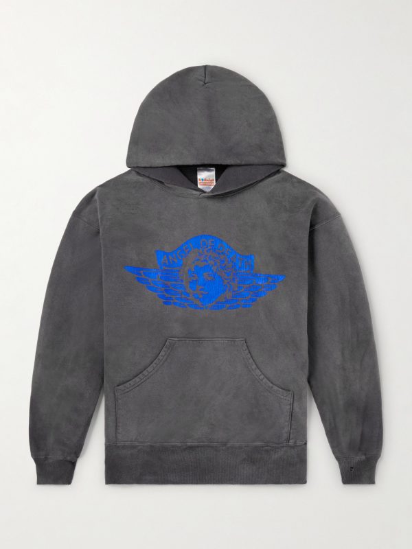 Angel Printed Cotton-Jersey Hoodie Angel Printed Cotton-Jersey Hoodie