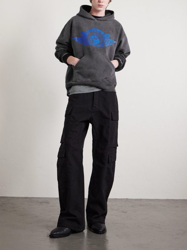 Angel Printed Cotton-Jersey Hoodie - OU Angel Printed Cotton-Jersey Hoodie - OU