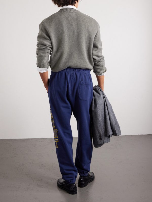 Saint College Logo-Print Cotton-Jersey Sweatpants - BK Saint College Logo-Print Cotton-Jersey Sweatpants - BK