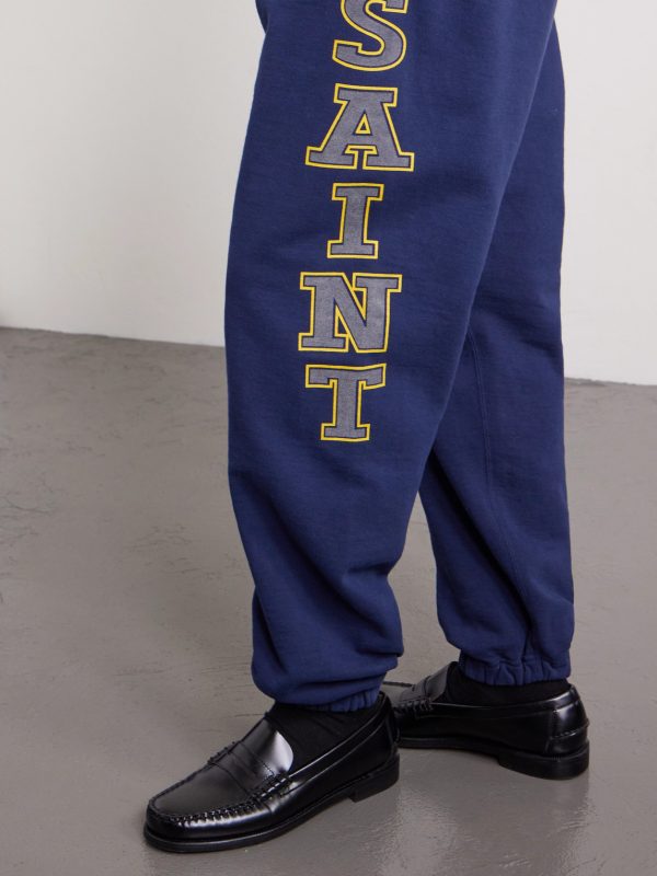 Saint College Logo-Print Cotton-Jersey Sweatpants - CU Saint College Logo-Print Cotton-Jersey Sweatpants - CU