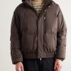 Quilted Shell Down Hooded Jacket - FR
