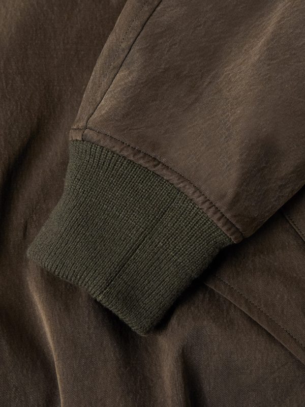 Padded Silk and Cotton-Blend Bomber Jacket - E1 Padded Silk and Cotton-Blend Bomber Jacket - E1