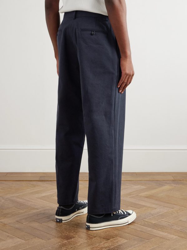 Type.3 Tapered Cotton-Twill Chinos - BK Type.3 Tapered Cotton-Twill Chinos - BK