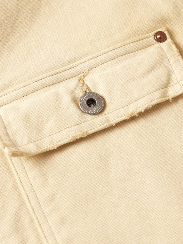 Vintage Corduroy-Trimmed Distressed Cotton-Blend Canvas Coverall Jacket - CU Vintage Corduroy-Trimmed Distressed Cotton-Blend Canvas Coverall Jacket - CU