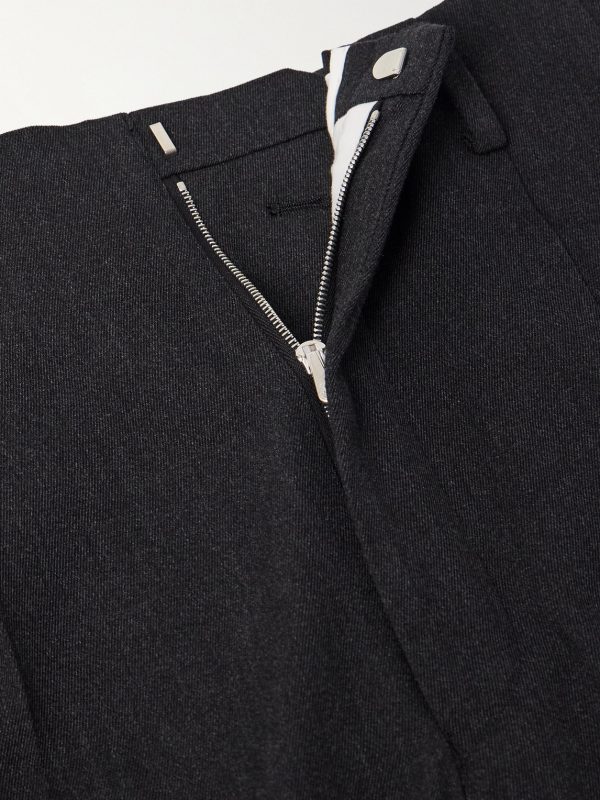 Straight-Leg Wool-Twill Trousers - E1 Straight-Leg Wool-Twill Trousers - E1
