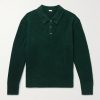 Brushed-Cashmere Polo Shirt Brushed-Cashmere Polo Shirt