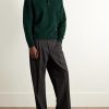 Brushed-Cashmere Polo Shirt - OU Brushed-Cashmere Polo Shirt - OU