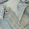 1st Type Distressed Denim Jacket - CU 1st Type Distressed Denim Jacket - CU