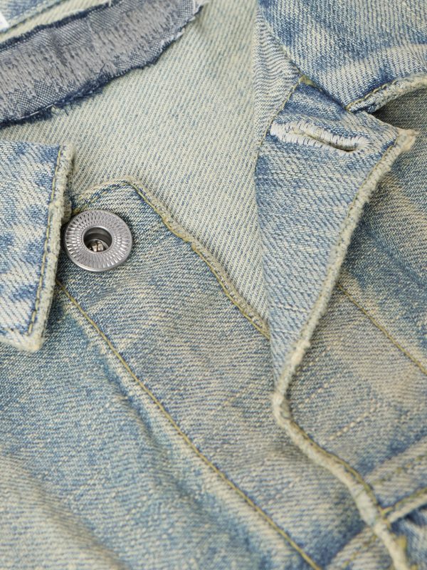 1st Type Distressed Denim Jacket - CU 1st Type Distressed Denim Jacket - CU