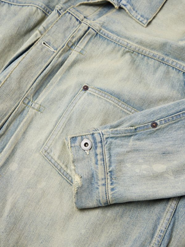 1st Type Distressed Denim Jacket - E1 1st Type Distressed Denim Jacket - E1
