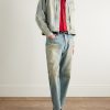 1st Type Distressed Denim Jacket - OU 1st Type Distressed Denim Jacket - OU
