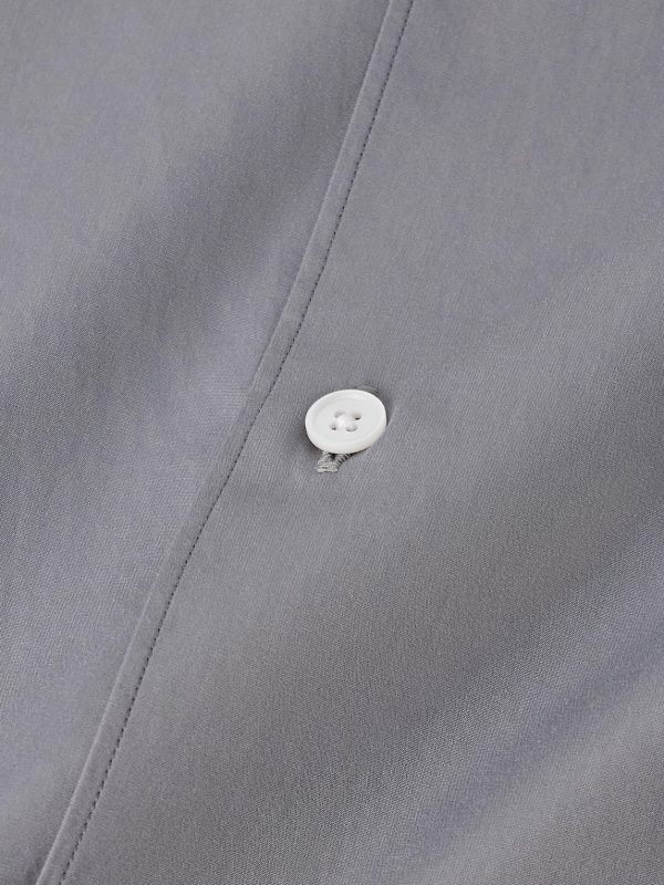 Cotton and Silk-Blend Shirt - CU Cotton and Silk-Blend Shirt - CU