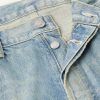 No. 37 Straight-Leg Distressed Jeans - E1 No. 37 Straight-Leg Distressed Jeans - E1