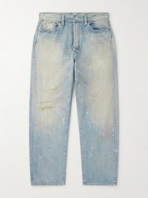 No. 37 Straight-Leg Distressed Jeans No. 37 Straight-Leg Distressed Jeans