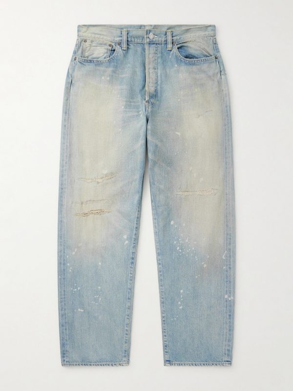 No. 37 Straight-Leg Distressed Jeans No. 37 Straight-Leg Distressed Jeans