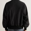 Nubuck Bomber Jacket - BK Nubuck Bomber Jacket - BK