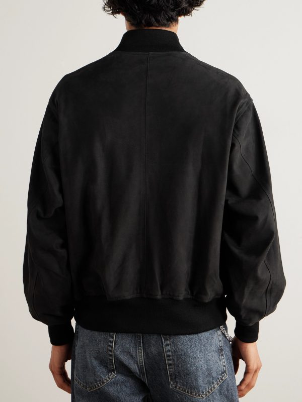 Nubuck Bomber Jacket - BK Nubuck Bomber Jacket - BK