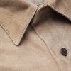 Distressed Suede Shirt Jacket - CU