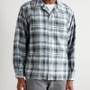 Camp-Collar Checked Silk and Linen-Blend Shirt - FR Camp-Collar Checked Silk and Linen-Blend Shirt - FR