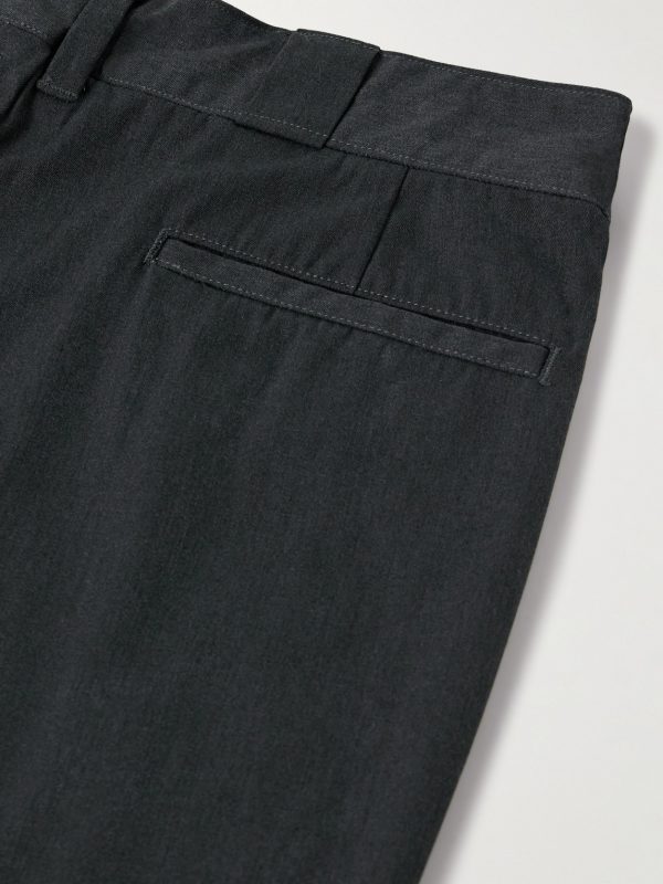 Work Straight-Leg Cotton-Blend Chinos - CU Work Straight-Leg Cotton-Blend Chinos - CU