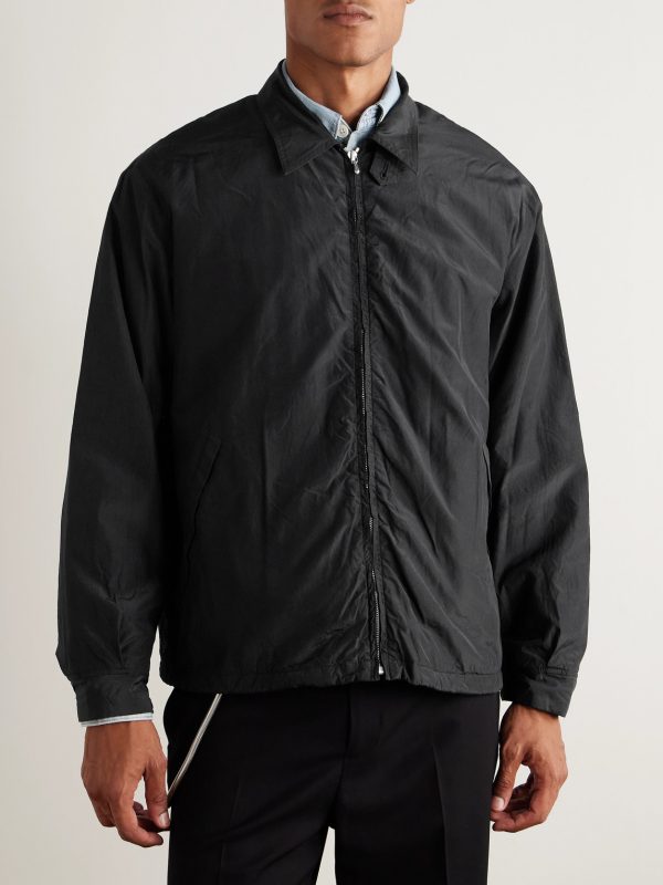 Silk and Cotton-Blend Taffeta Jacket - FR