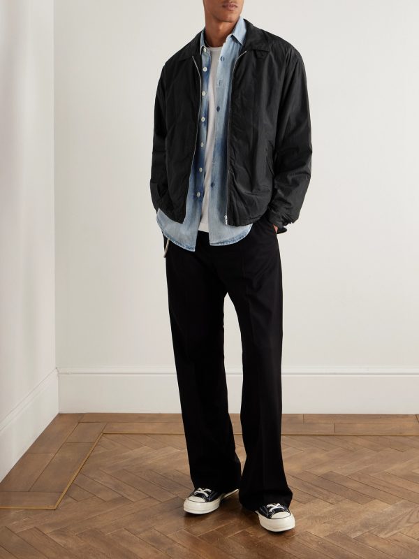 Silk and Cotton-Blend Taffeta Jacket - OU