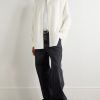 Cotton and Silk-Blend Shirt - OU Cotton and Silk-Blend Shirt - OU