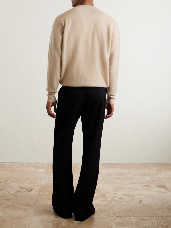 Brushed-Cashmere Sweater - BK Brushed-Cashmere Sweater - BK