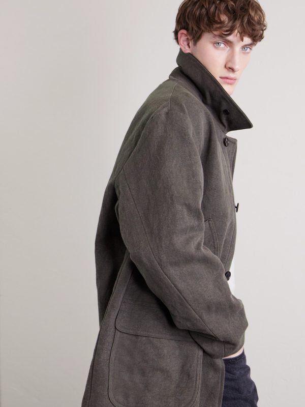 Cotton and Hemp-Blend Coat - CU Cotton and Hemp-Blend Coat - CU