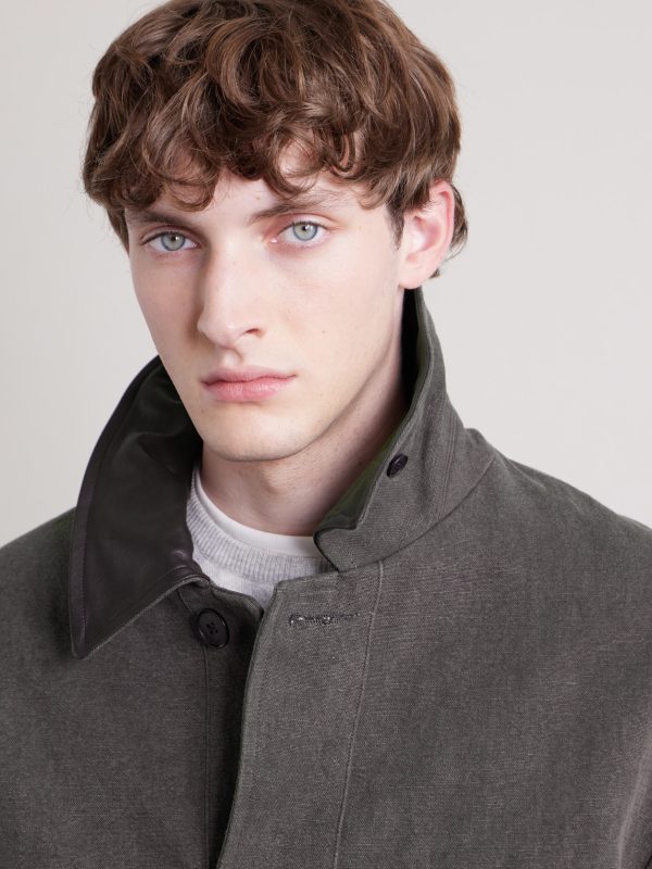 Cotton and Hemp-Blend Coat - E1 Cotton and Hemp-Blend Coat - E1
