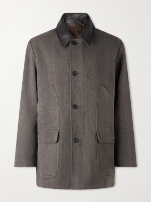 Cotton and Hemp-Blend Coat