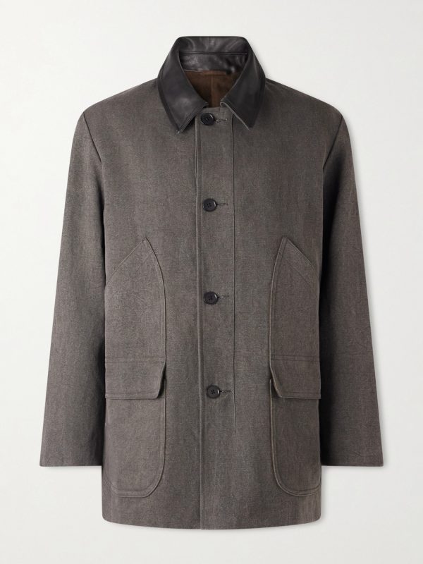 Cotton and Hemp-Blend Coat Cotton and Hemp-Blend Coat